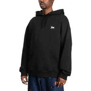 Patta Embroidered Fire Panther Hooded Sweater Black