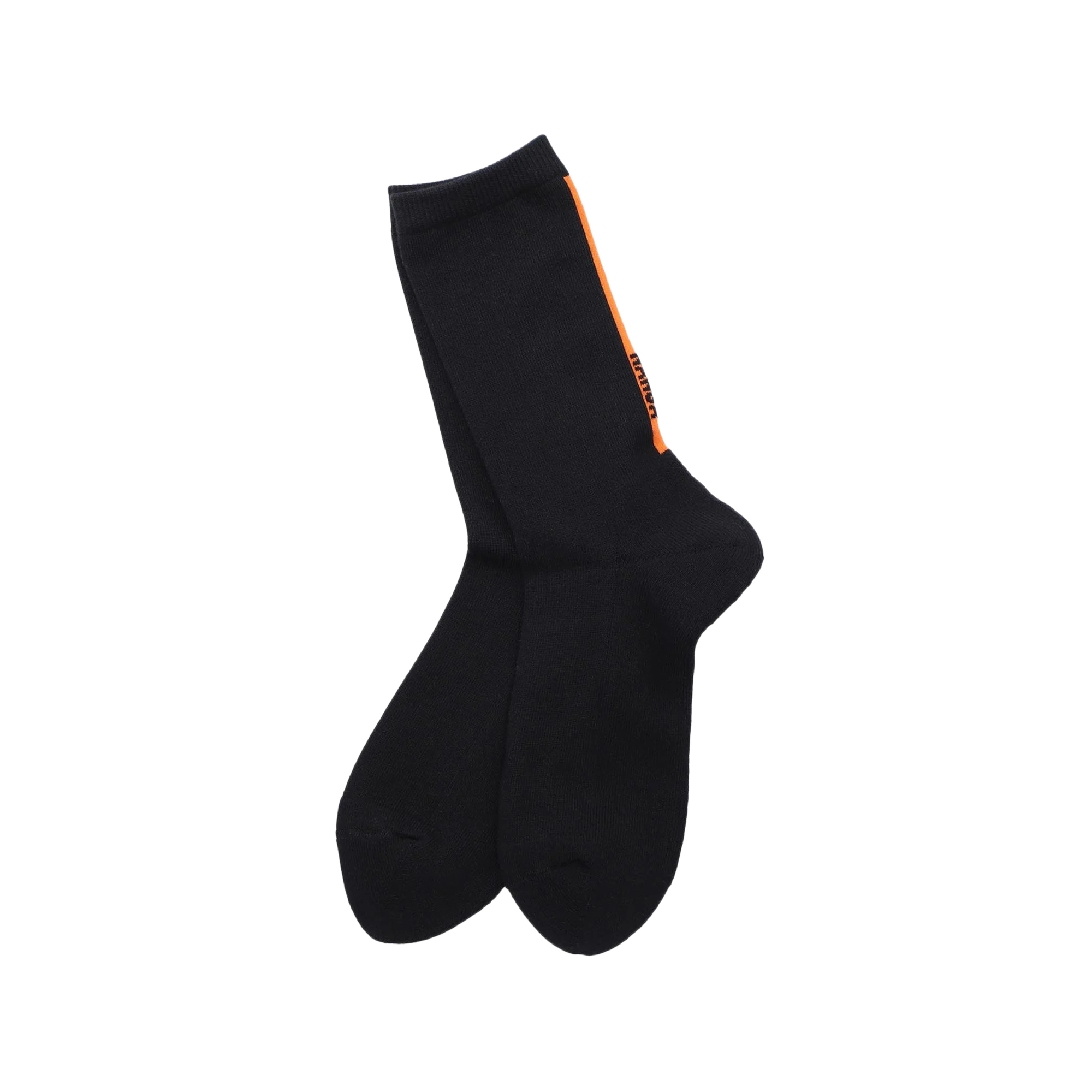 Nanga Vertical Line & Logo Socks Black
