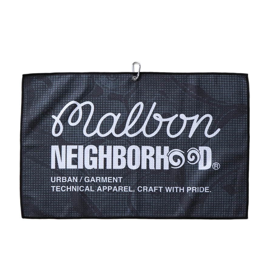 Neighborhood Nh X Malbon Golf Golf Towel Black  2515654N-AC01