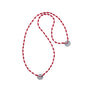 Neighborhood Cord Coin Necklace Red  251MYNH-AC03