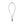 Neighborhood Cs Braid Necklace White/Black 251MYNH-AC11