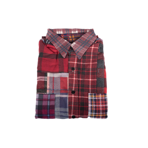 Needles Flannel Shirt Straight Hem Shirt #1-G Large
