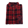 Needles Flannel Shirt 7 Cuts Shirt #5 Over Dye Red Small