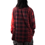 Needles Flannel Shirt 7 Cuts Shirt #5 Over Dye Red Large