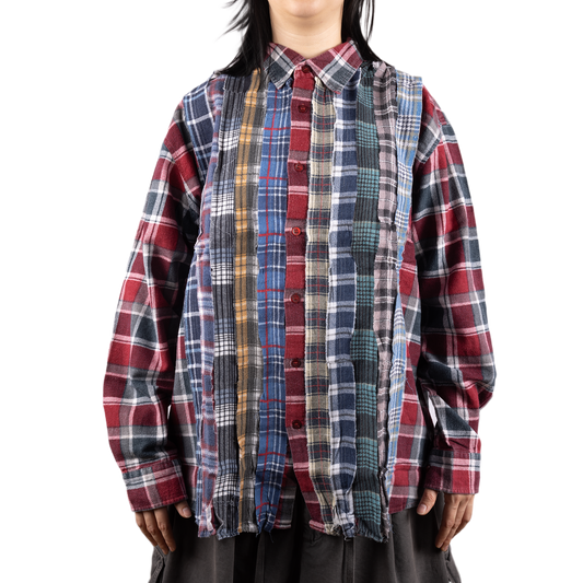Needles Flannel Shirt Ribbon Shirt #3 X-Large