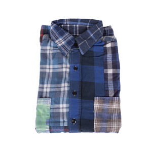 Needles Flannel Shirt Straight Hem Shirt #1-A Small
