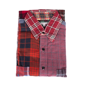 Needles Flannel Shirt Straight Hem Shirt #1-B Medium
