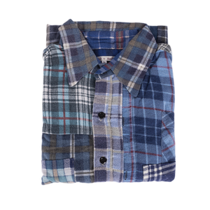 Needles Flannel Shirt Straight Hem Shirt #1-C Large