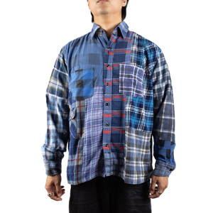 Needles Flannel Shirt Straight Hem Shirt #1-F Medium