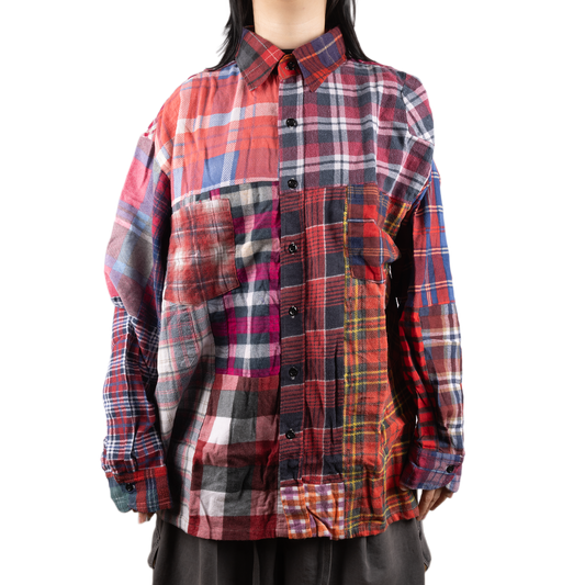 Needles Flannel Shirt Straight Hem Shirt #1-H X-Large