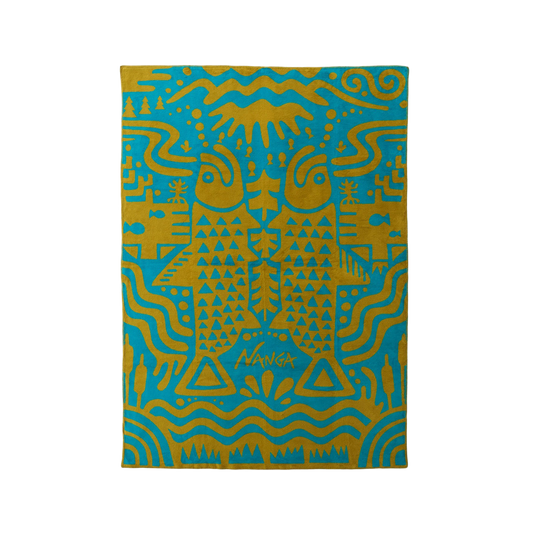 Nanga Ocean Of Life Cotton Blanket S Blue Ocean