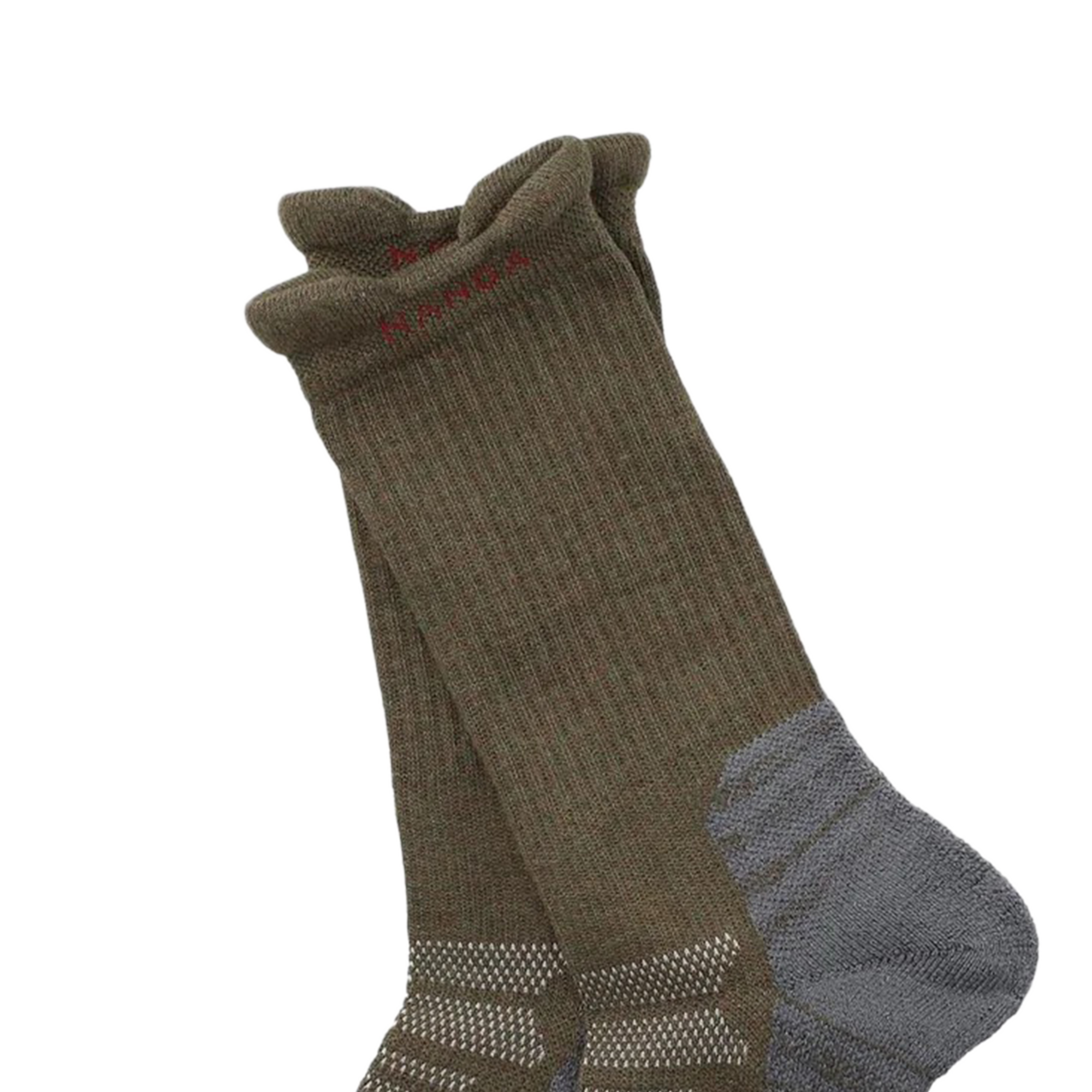 Nanga Power Step Crew Socks Khaki
