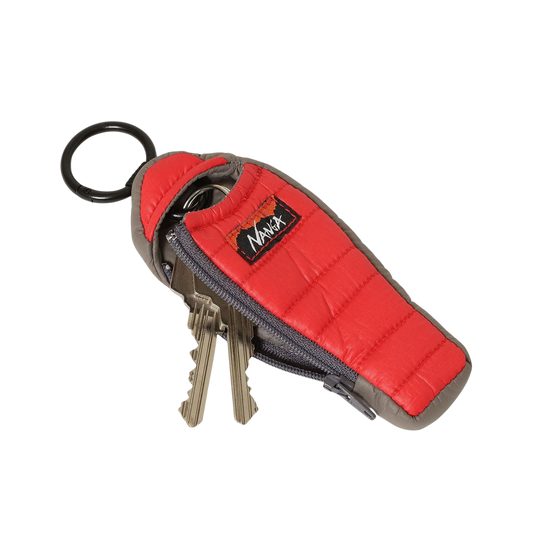 Nanga Mini Sleeping Bag Key Holder Red