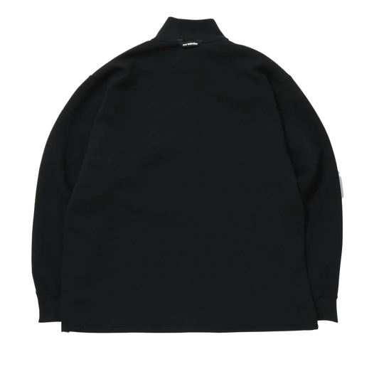 and wander Airy Warm Full Zip Black
