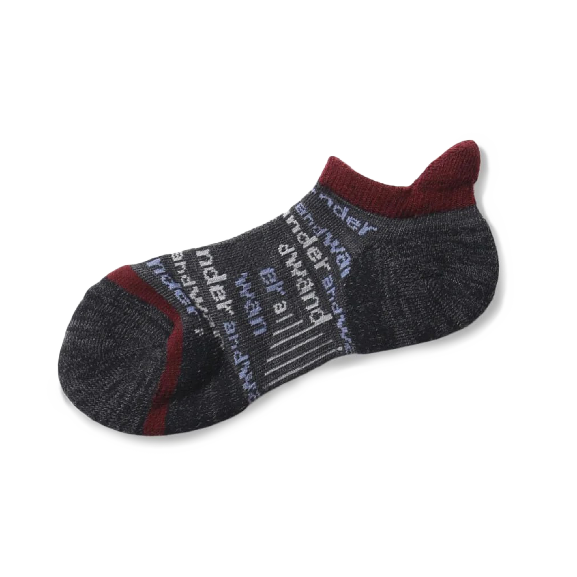 and wander And Wander Wool Short Socks Gray