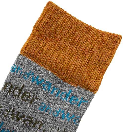 and wander And Wander Wool Socks L.Gray