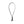 Neighborhood Cs Braid Necklace Gray/Black 251MYNH-AC11