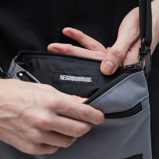 Neighborhood Mini Rectangle Bag Gray  251TQNH-CG03 GRY