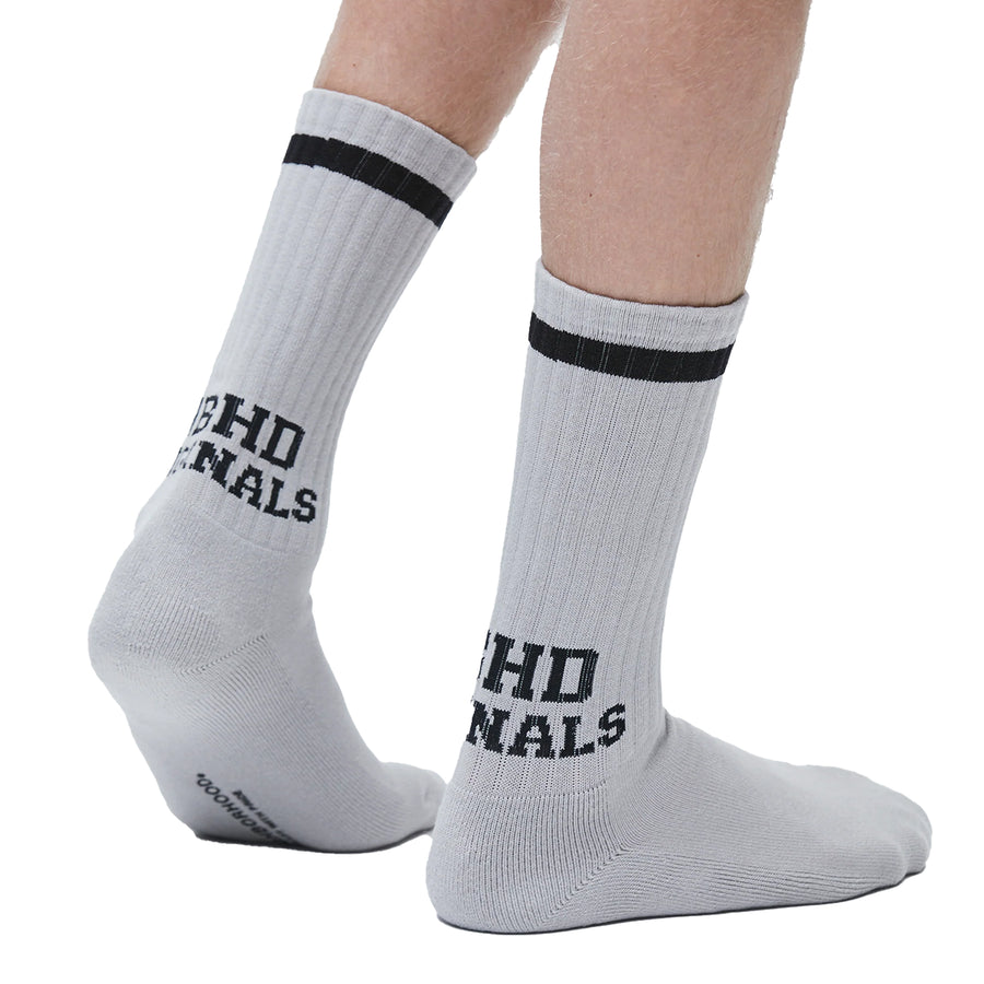Neighborhood Logo Line Socks White  251WINH-UWM01