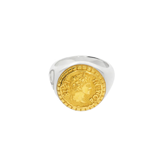 Aries Aries Signet Ring SIlver/Gold