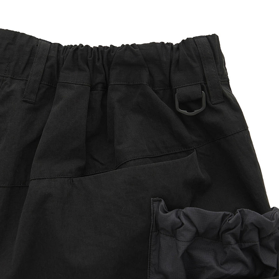 Magic Stick 8 Pocket Cargo Shorts Black 25SS-MS5-039