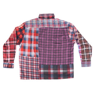 Needles Flannel Shirt Straight Hem Shirt #1-G Large