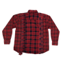 Needles Flannel Shirt 7 Cuts Shirt #5 Over Dye Red Small