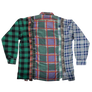 Needles Flannel Shirt 7 Cuts Shirt #2 Large