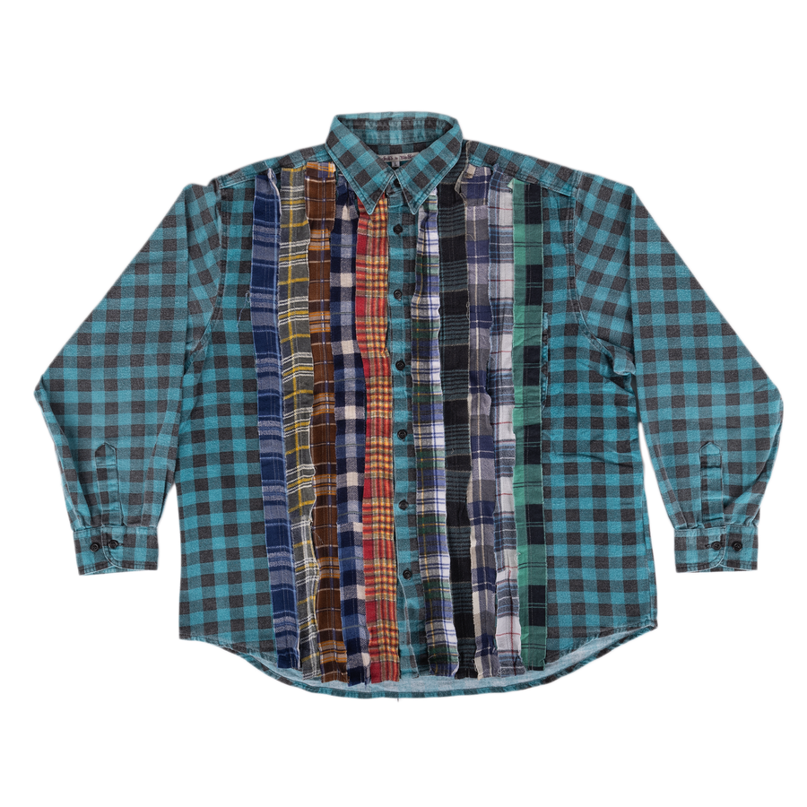 Needles Flannel Shirt Ribbon Shirt #3 Large