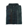 Needles Flannel Shirt Ribbon Shirt #4 Over Dye Dark Green X-Large