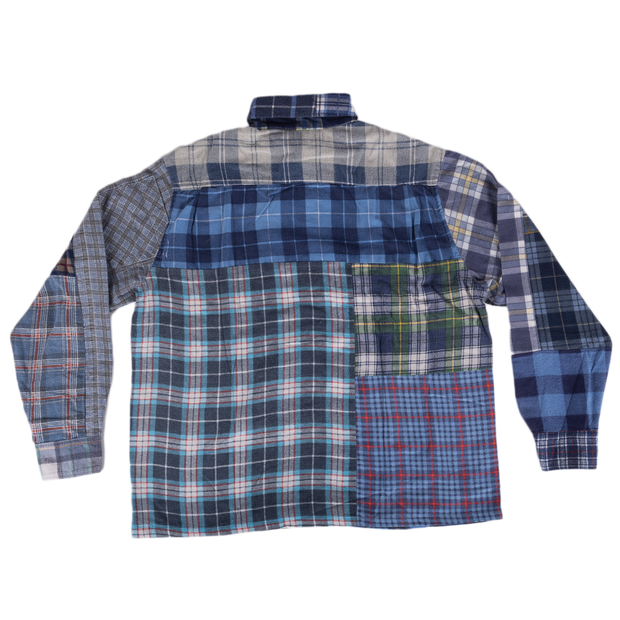 Needles Flannel Shirt Straight Hem Shirt #1-A Small