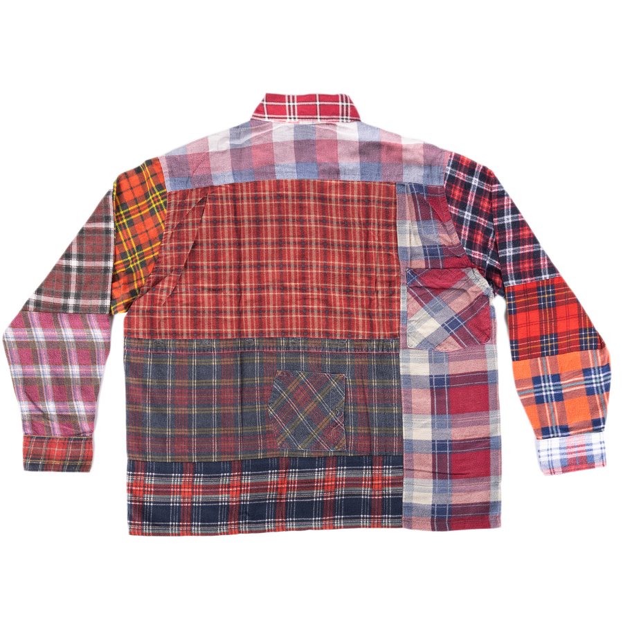 Needles Flannel Shirt Straight Hem Shirt #1-B Medium