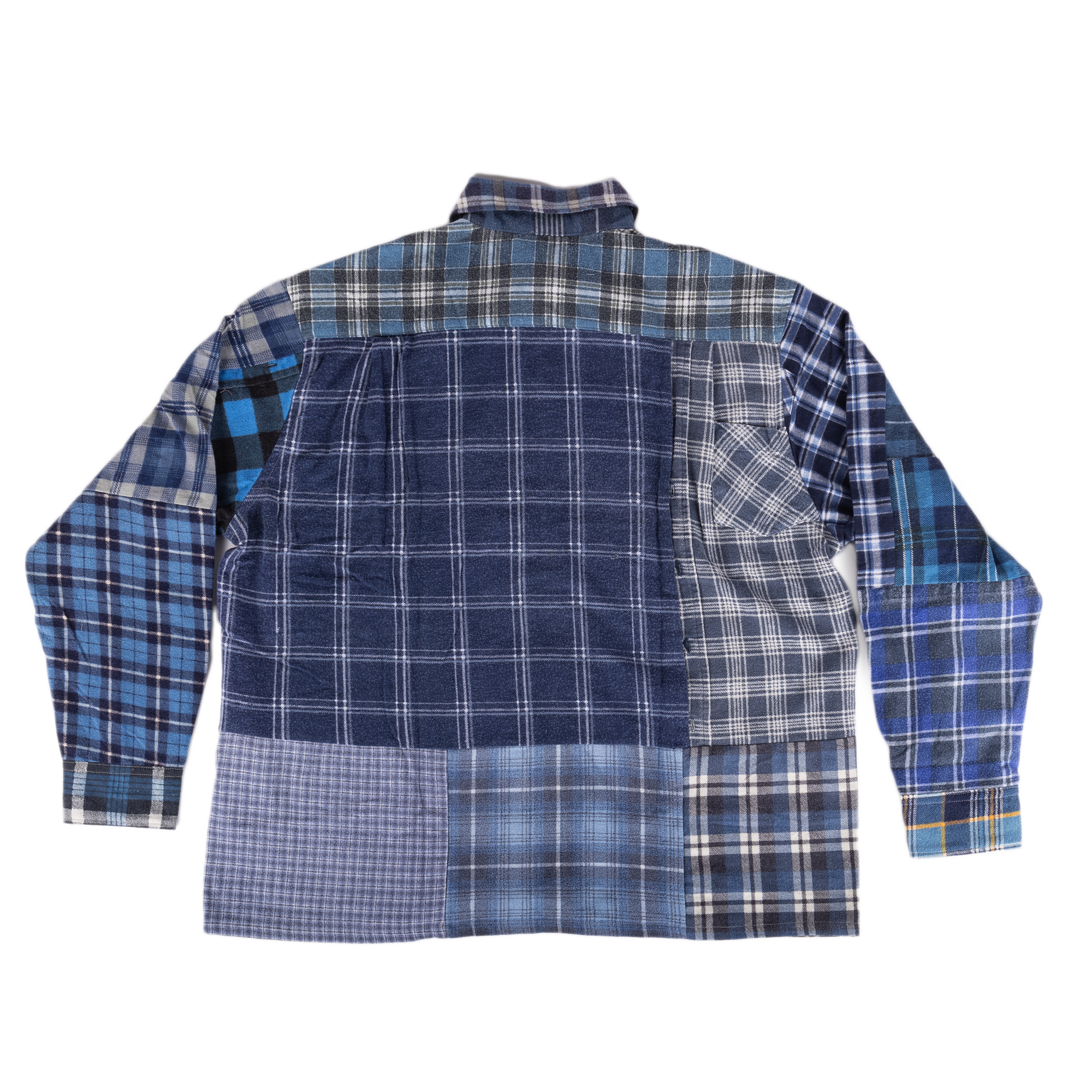 Needles Flannel Shirt Straight Hem Shirt #1-C Large