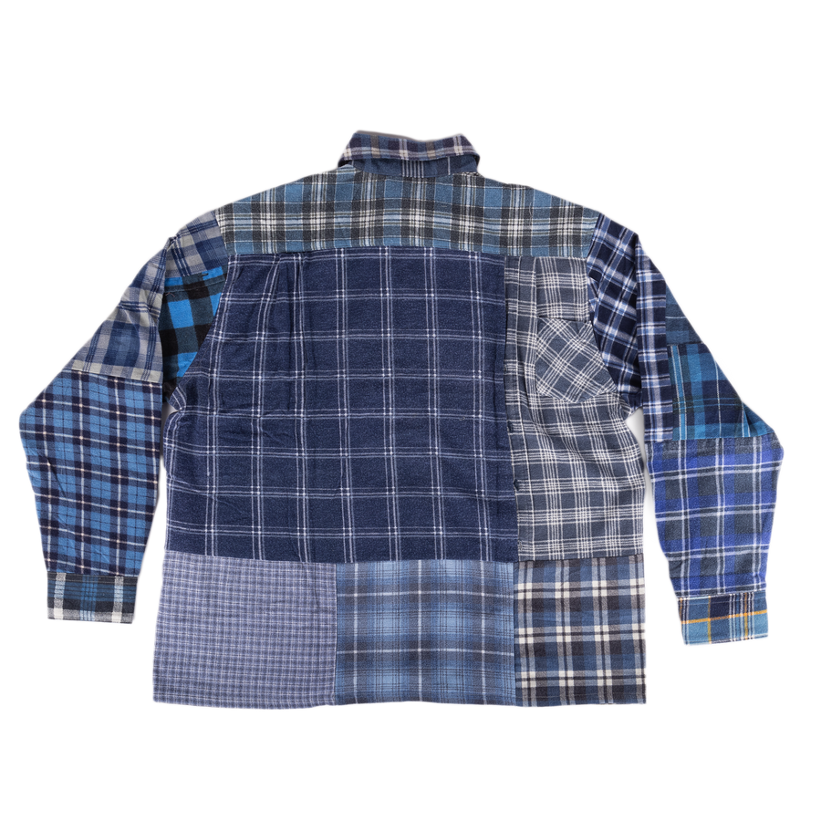Needles Flannel Shirt Straight Hem Shirt #1-C Large