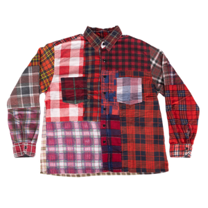 Needles Flannel Shirt Straight Hem Shirt #1-E Small
