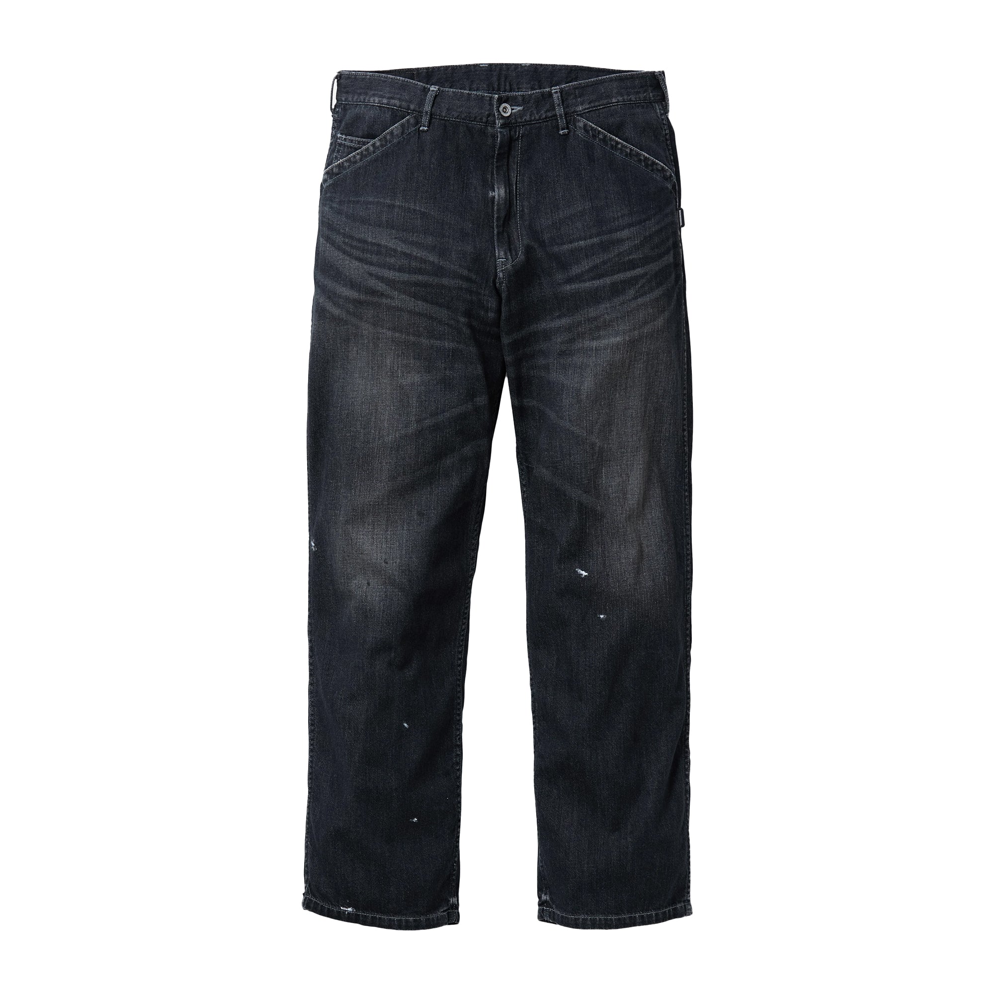 Neighborhood Washed Lw Denim Utility Pants Black