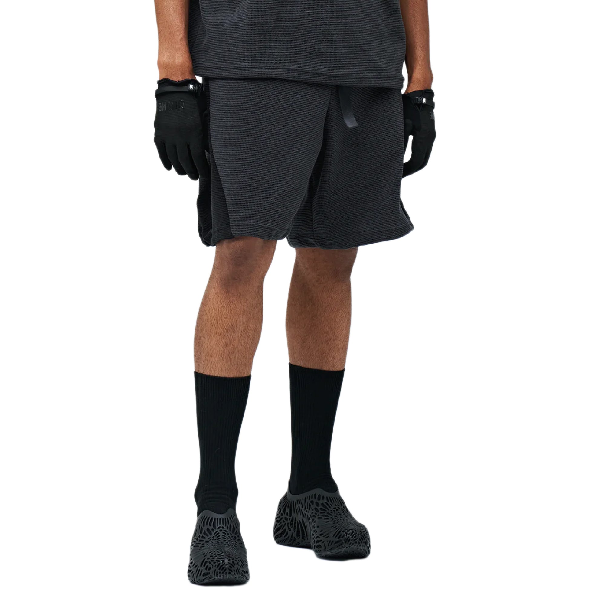 Magic Stick Tech Waffle EZ Shorts Grey 25SS-MS5-038