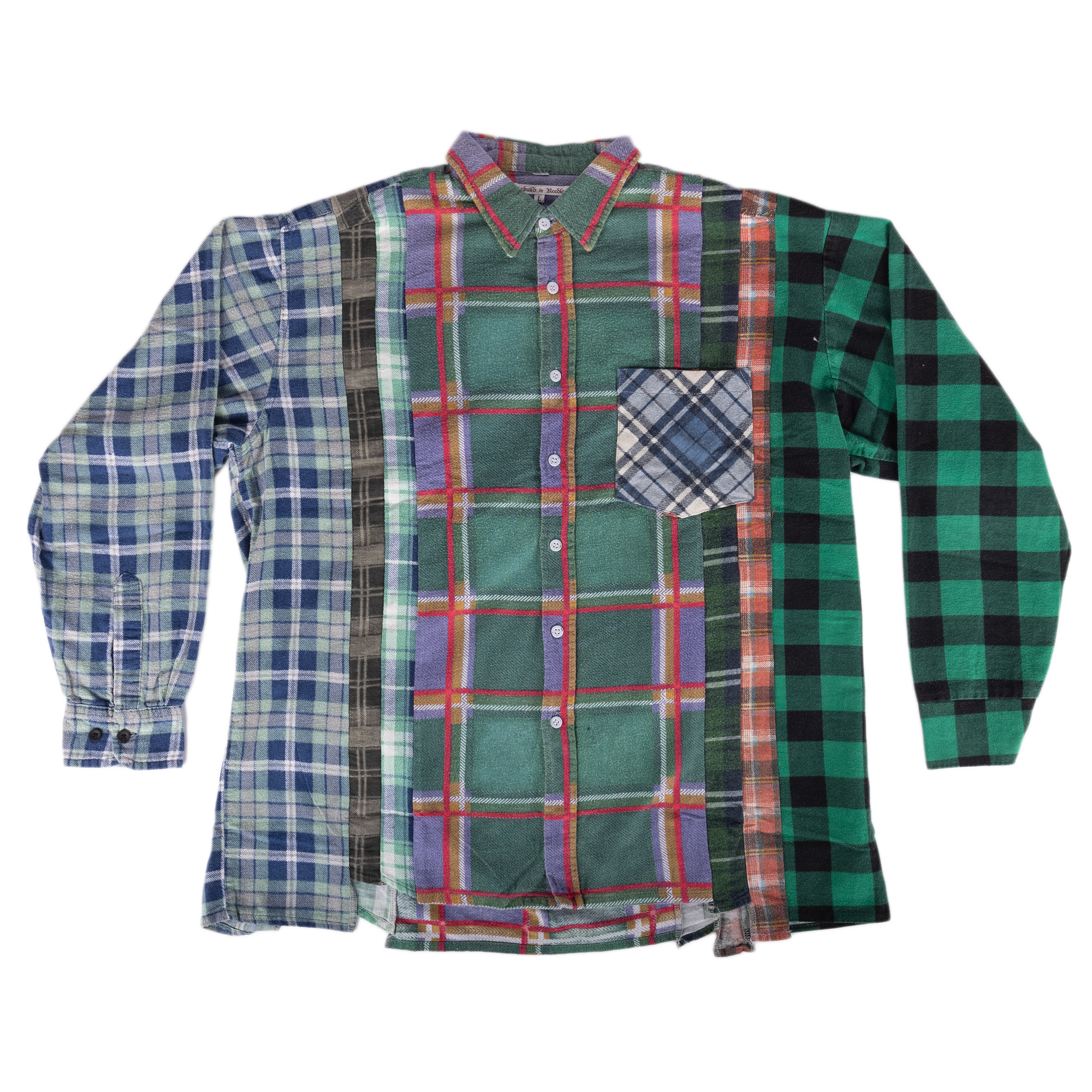 Needles Flannel Shirt 7 Cuts Shirt #2 Large