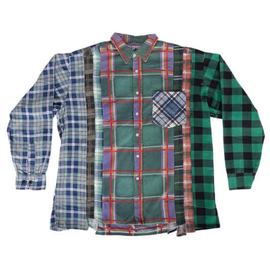 Needles Flannel Shirt 7 Cuts Shirt #2 Large