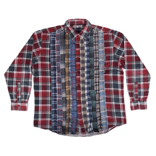Needles Flannel Shirt Ribbon Shirt #3 X-Large