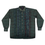 Needles Flannel Shirt Ribbon Shirt #4 Over Dye Dark Green Small