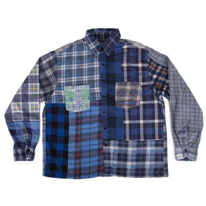 Needles Flannel Shirt Straight Hem Shirt #1-A Small