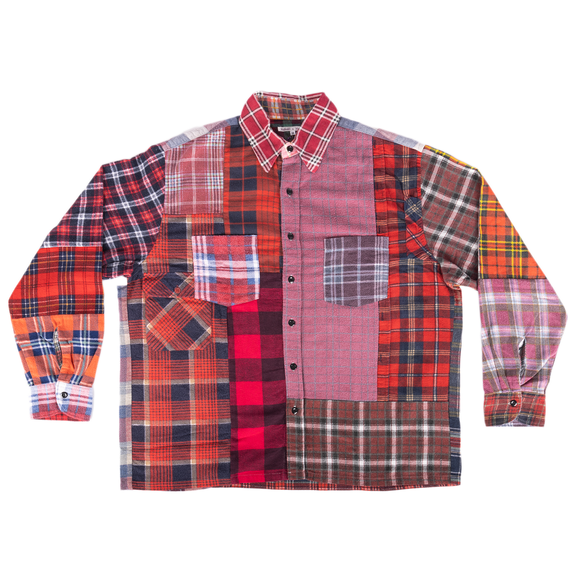 Needles Flannel Shirt Straight Hem Shirt #1-B Medium