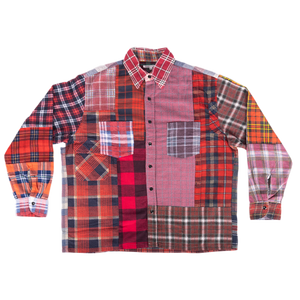 Needles Flannel Shirt Straight Hem Shirt #1-B Medium