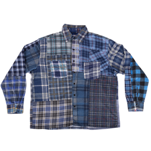 Needles Flannel Shirt Straight Hem Shirt #1-C Large