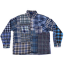 Needles Flannel Shirt Straight Hem Shirt #1-C Large