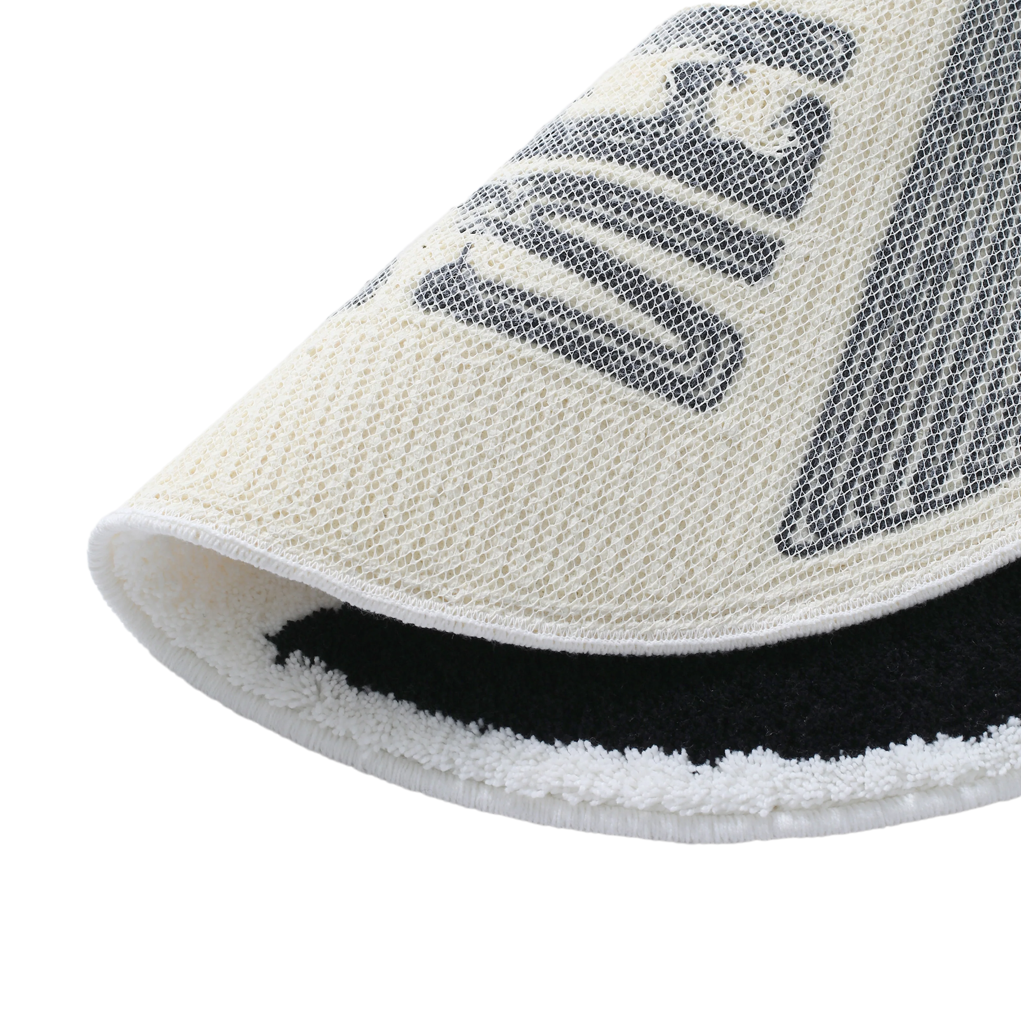 Neighborhood Nh X Gallery 1950 Circle Rug Mat Black  251RFGNN-AC01