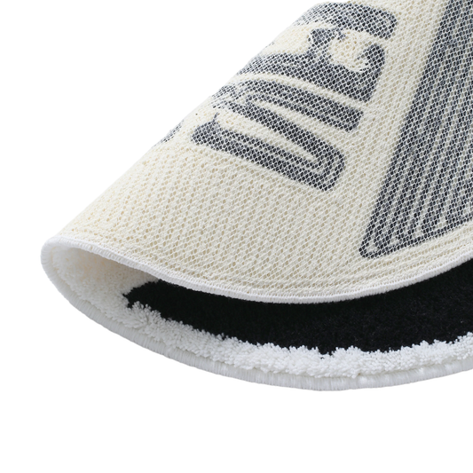 Neighborhood Nh X Gallery 1950 Circle Rug Mat Black  251RFGNN-AC01