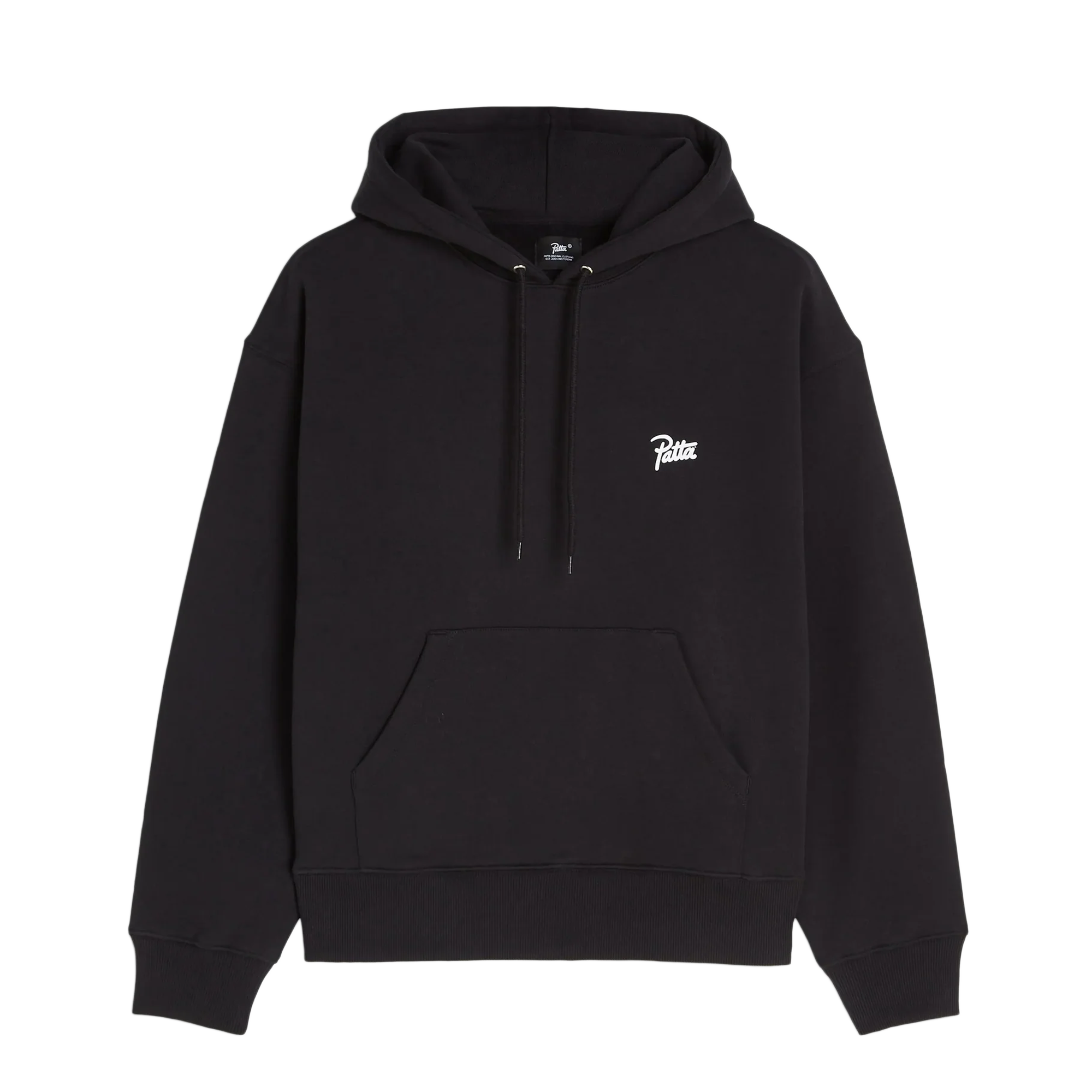 Patta Embroidered Fire Panther Hooded Sweater Black