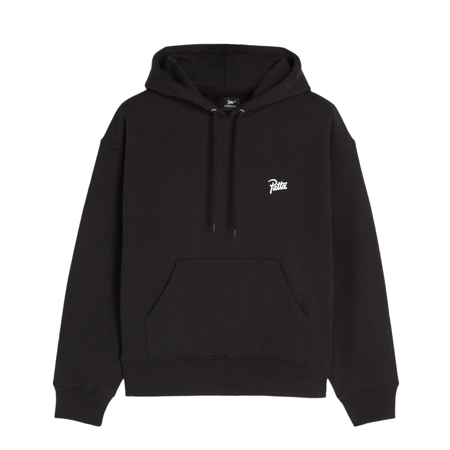 Patta Embroidered Fire Panther Hooded Sweater Black